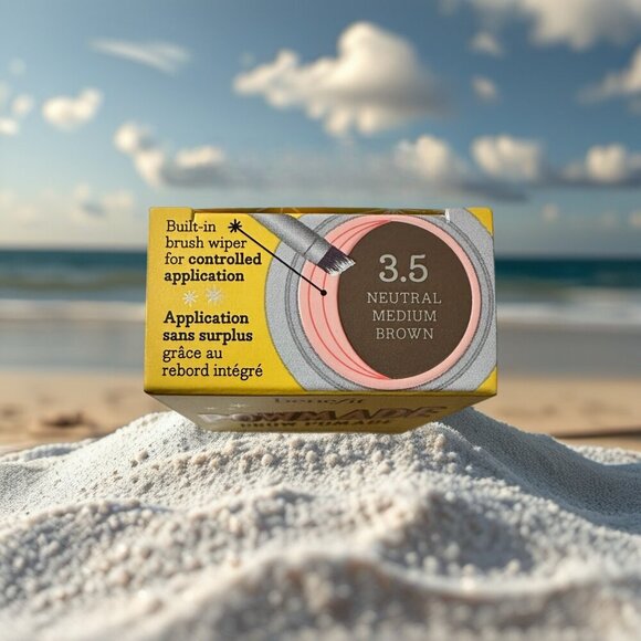 Benefit Cosmetics POWmade Brow Pomade – Shade 3.5 Neutral Medium Brown - Picture 2 of 5